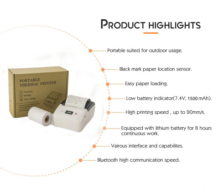 Wireless Thermal Receipt Printer